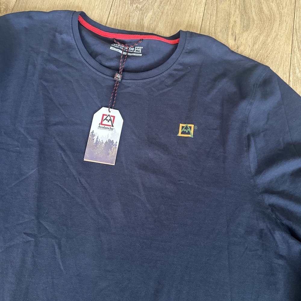 Avalanche Men's Long Sleeve Tee Relaxed Fit Wind‎ Resistant Fabric Lined Size XL